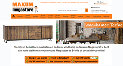 Desktop Screenshot of maxummegastore.nl